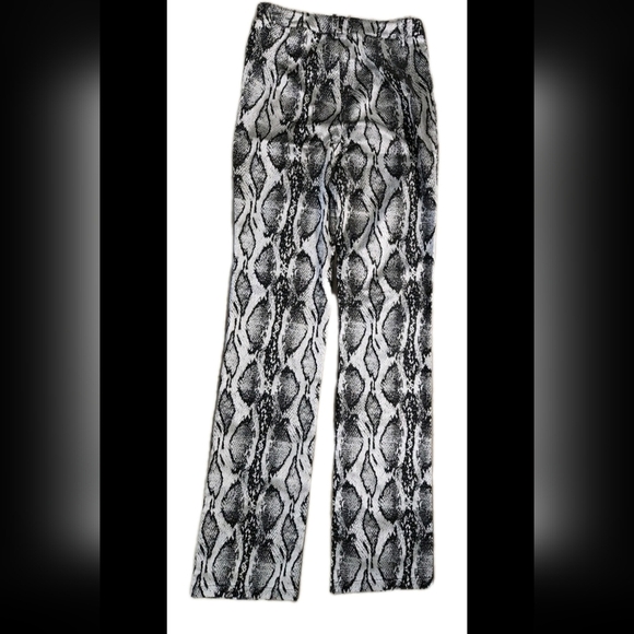 Revolve Snakeskin Metallic Pants Size S - Picture 3 of 7